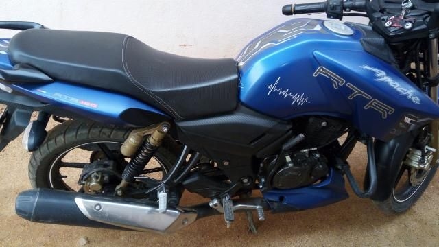 63 Used Blue Color Tvs Apache Rtr Motorcycle Bike For Sale Droom