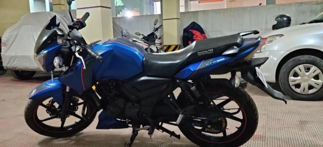 95 Used Blue Color Tvs Apache Rtr Bike For Sale Droom